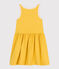 Robe sans manche en coton enfant fille jaune NECTAR/ AVALANCHE