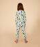 Pyjama imprimé motif Paris en coton enfant blanc MARSHMALLOW/blanc MULTICO