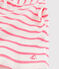Short en côte enfant fille blanc MARSHMALLOW/rose CUPCAKE