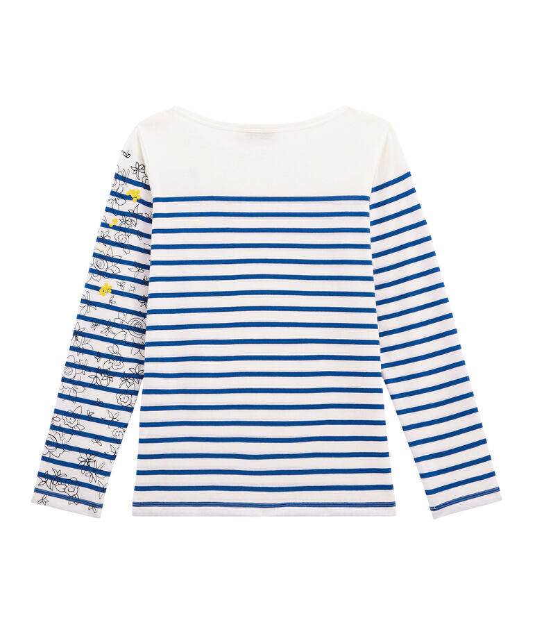 Marini&egrave;re cr&eacute;ative pour femme blanc/bleu