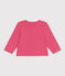Cardigan bébé en coton uni rose PEONIA