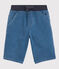 Bermuda denim responsable enfant garçon bleu DENIM BLEU DELAVE