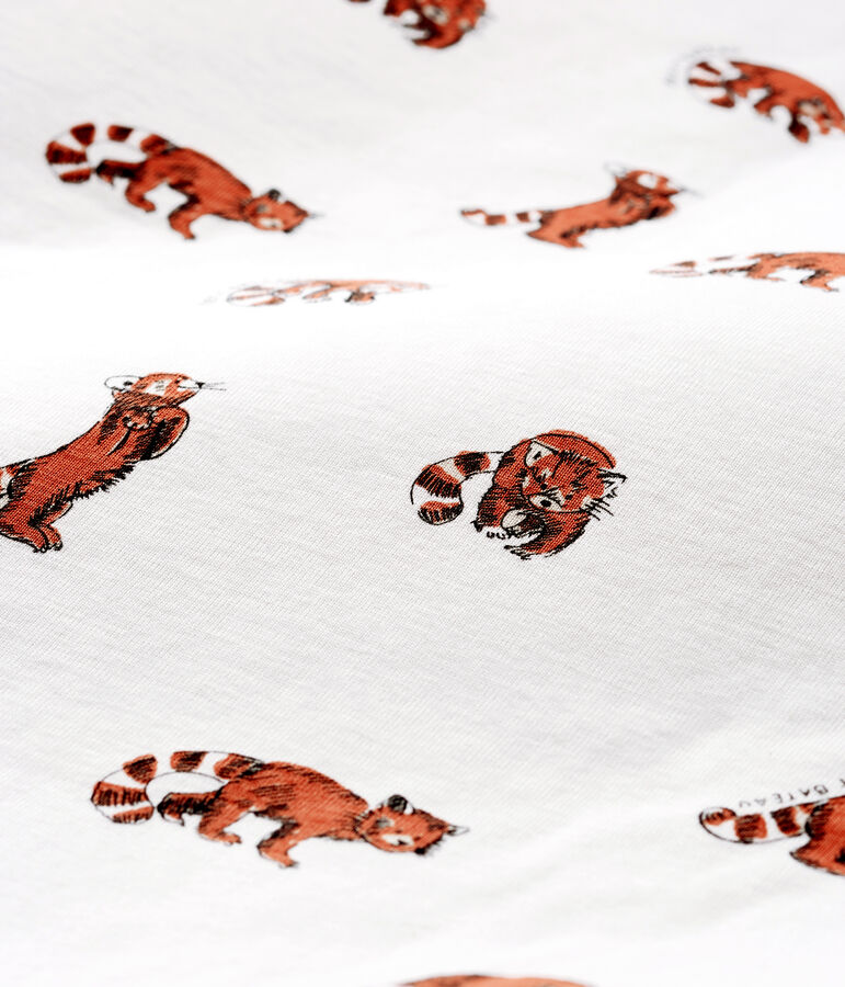 Gigoteuse b&eacute;b&eacute; gar&ccedil;on r&eacute;versible en c&ocirc;te blanc/multicouleur