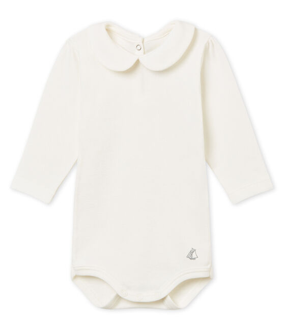 Body col Claudine bébé fille blanc MARSHMALLOW