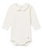 Body col Claudine bébé fille blanc MARSHMALLOW