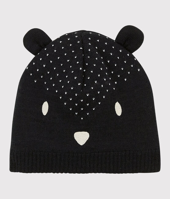 Bonnet en tricot bébé. bleu SMOKING