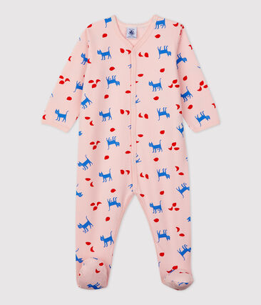 PETIT BATEAU - Dors-bien bébé imprimé fantaisie en molleton