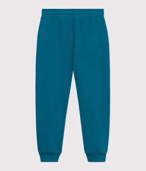 Pantalon de jogging enfant en coton uni vert DRAGONFLY