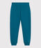 Pantalon de jogging enfant en coton uni vert DRAGONFLY