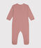 Pyjama à rayures en coton bébé FAMEUX/ MARSHMALLOW