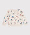 Sweatshirt en molleton enfant fille beige MONTELIMAR/blanc MULTICO