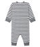Dors bien sans pieds bébé garçon en tubique blanc MARSHMALLOW/bleu SMOKING CN