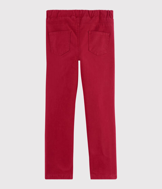 Pantalon chaud enfant garçon rouge TERKUIT