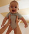 Lot de 3 bodies croisés manches courts en coton bébé variante 1