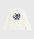 Tee-shirt enfant manches longues en coton imprimé