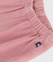 Pantalon bébé en coton souple uni rose CHARME