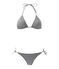 Maillot de bain 2 pièces femme bleu ABYSSE/blanc LAIT