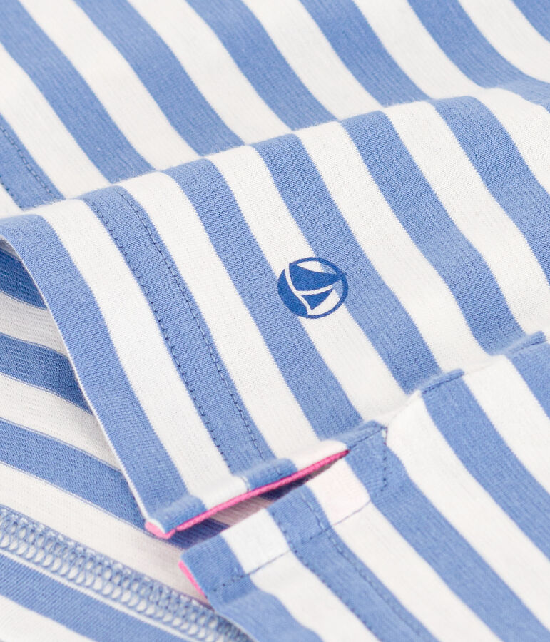 Tee-shirt le Boxy en coton ray&eacute; femme GAULOISE/ MARSHMALLOW