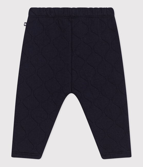 Pantalon en tubique matelassé bébé bleu SMOKING