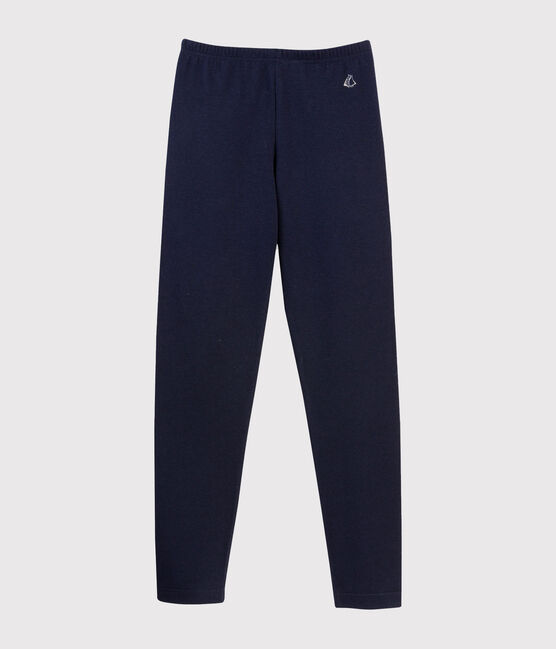 Legging enfant fille bleu SMOKING