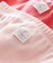 Lot de deux leggings bébé mixte en côte 1x1 grattée unie variante 2
