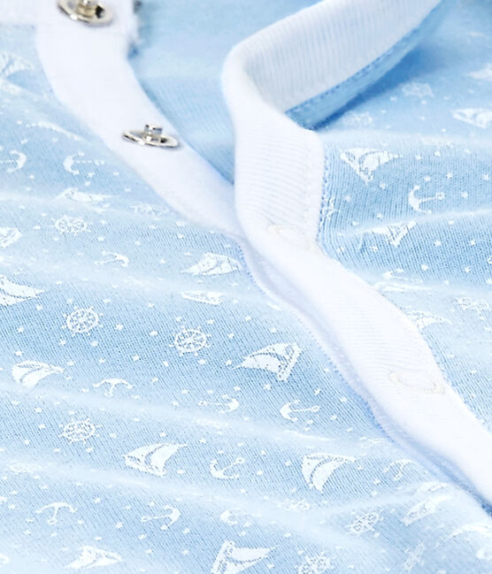 Combisac bébé mixte 2 en 1 bleu TOUDOU/blanc ECUME