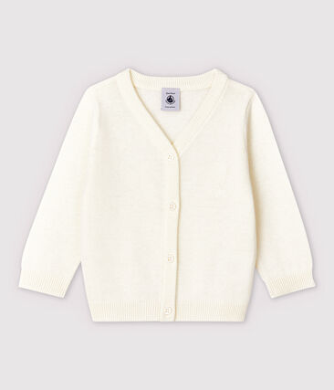 PETIT BATEAU - Cardigan en tricot jersey coton/lin bébé garçon
