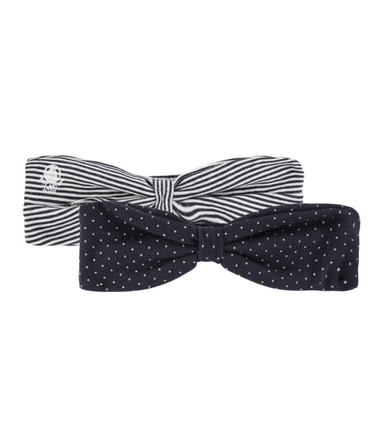 Lot de 2 bandeaux bébé fille variante 1