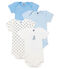 Lot de 4 bodies manches courtes bébé garçon variante 1