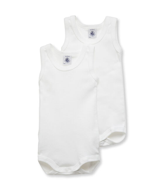 Duo De Bodies Sans Manches Bebe Garcon Special Lot 00 Petit Bateau