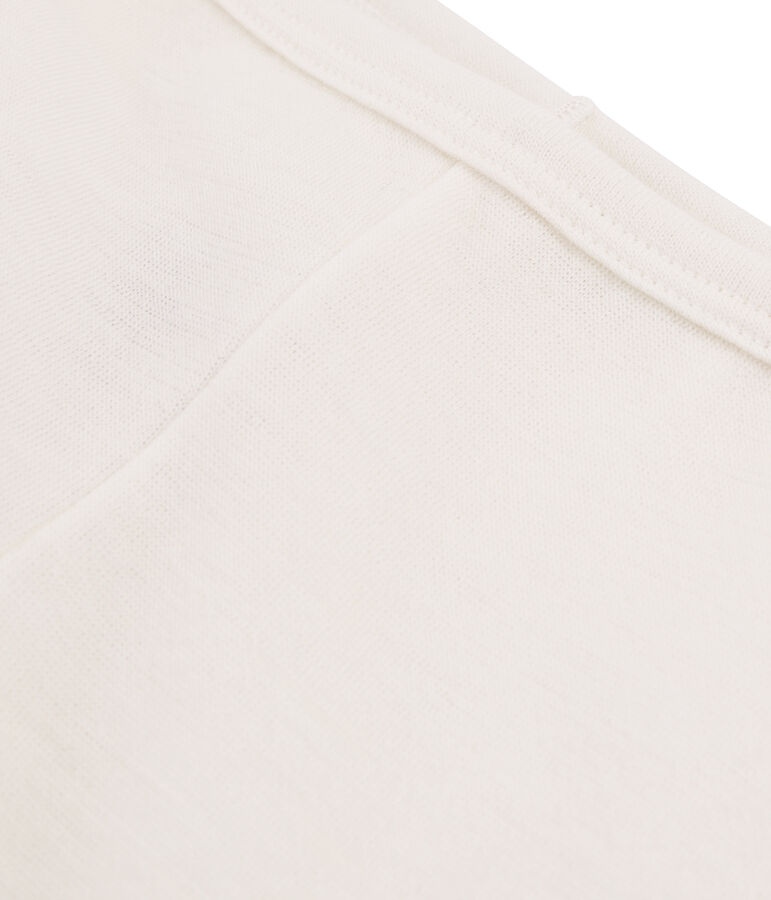 Legging enfant en laine et coton beige