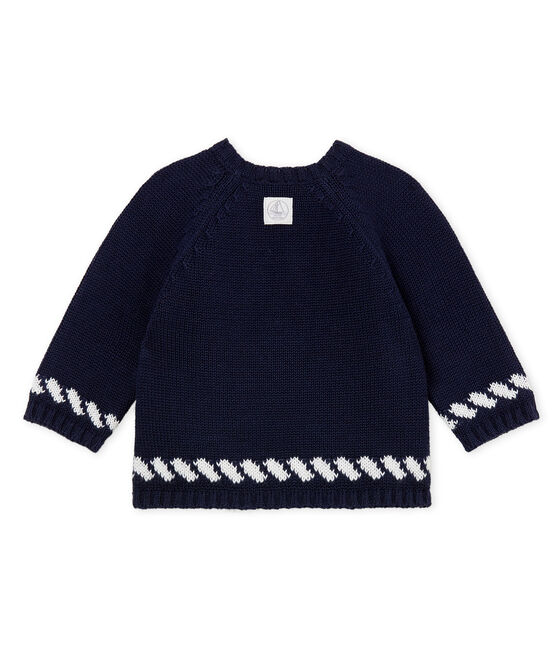 Pull bébé garçon bleu SMOKING