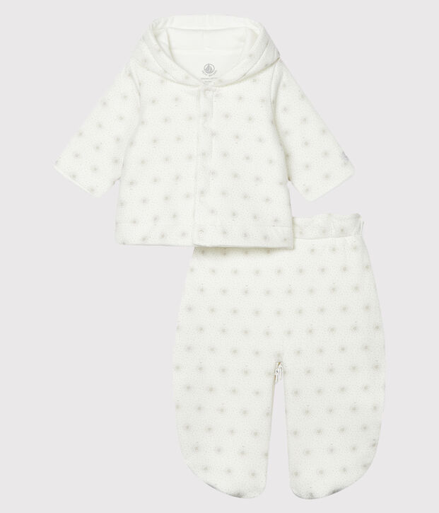 Combipilote 3 en 1 b&eacute;b&eacute; mixte blanc/gris