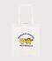 Tote bag Monsieur Madame en coton blanc MARSHMALLOW