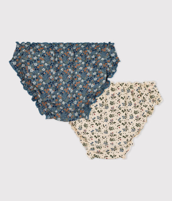 Lot 2 culottes froufrou en coton Femme variante 1