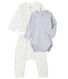 Ensemble 3 pièces bébé mixte en tubique