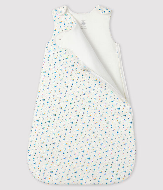 Gigoteuse bébé en coton biologique blanc MARSHMALLOW/blanc MULTICO
