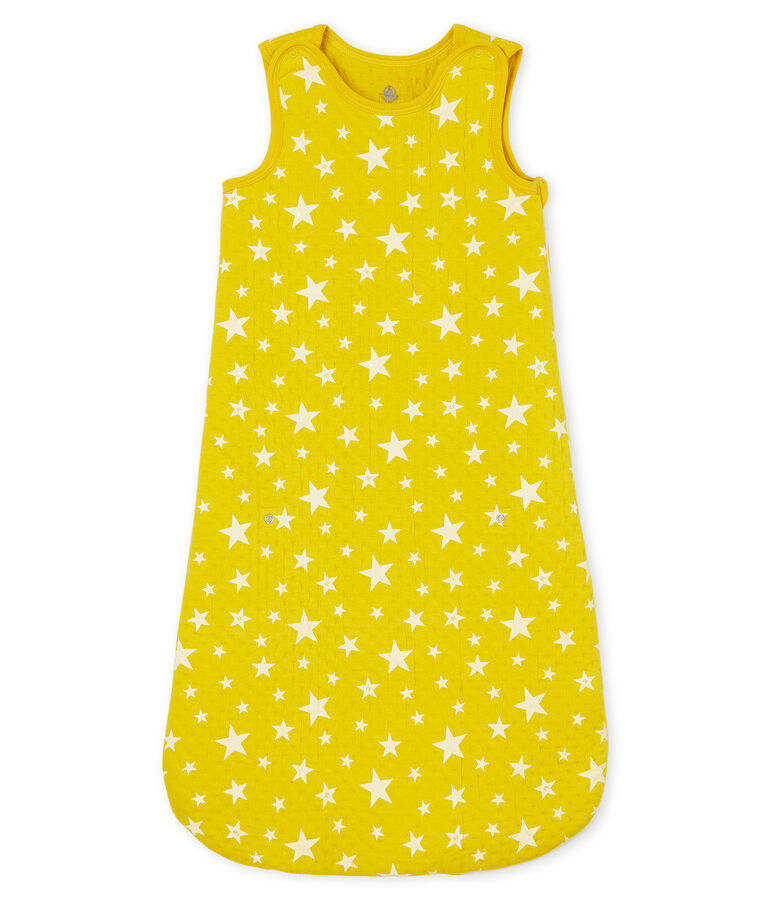 Gigoteuse compacte b&eacute;b&eacute; gar&ccedil;on en tubique jaune/blanc