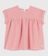 Blouse manches courtes en coton bio bébé