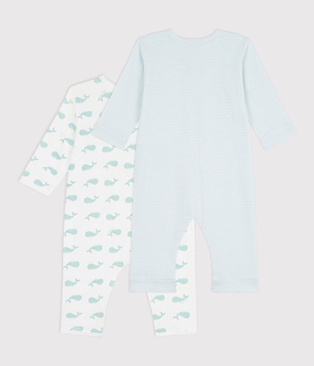 Lot de pyjamas b&eacute;b&eacute; sans pieds en coton imprim&eacute; multicouleur