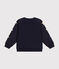 Sweatshirt en molleton chaud enfant garçon bleu SMOKING