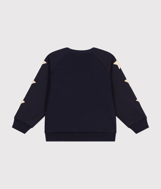 Sweatshirt en molleton chaud enfant gar&ccedil;on bleu