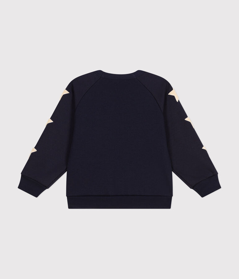 Sweatshirt en molleton chaud enfant gar&ccedil;on bleu SMOKING