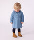Robe bébé en laine et coton unie