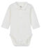 Body à col manches longues bébé garçon blanc MARSHMALLOW