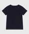Tee-shirt en jersey enfant garçon bleu SMOKING/blanc MULTICO
