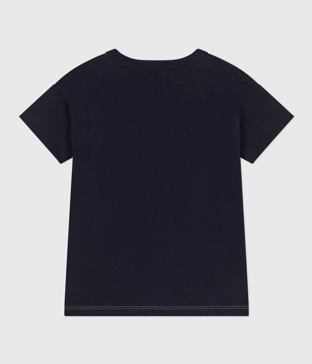 Tee-shirt en jersey enfant gar&ccedil;on bleu/multicouleur