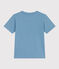 Tee-shirt manches courtes enfant garçon bleu AZUL