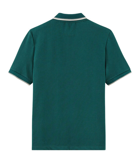 Polo manches courtes homme vert PINEDE