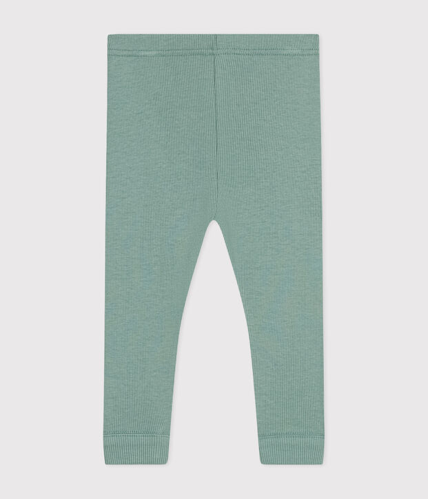Legging en coton b&eacute;b&eacute; vert